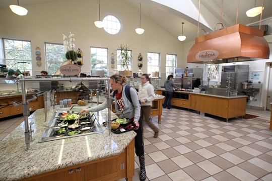 Wellness. Students can choose from a variety of healthy options at every meal. Stanford Dining has award winning chefs who are involved in all aspects of menu planning. Registered dietitians are also available for consultation and to make appropriate dietary recommendations. The menus feature foods that are free of artificial preservatives, colors, flavors, sweeteners, and transfat. Stanford Dining promotes safe, wholesome food and nutrition which advocates a healthy lifestyle and well-being.
