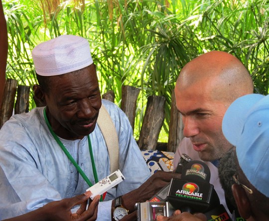 Zinеdine Zidane visit to Mali, October 2011 Zidane’s trip included visits to women’s and youth empowerment projects.