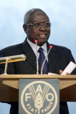 Dr Jacques Diouf, Director-General of the Food and Agriculture Organization of the United Nations (FAO)